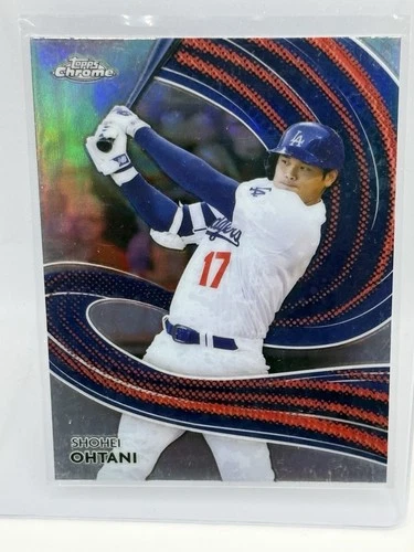 Topps Chrome Strokes 2024 Shohei Ohtani Dodgers #S-2 Insert Hologram Card