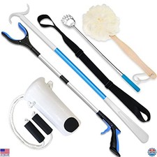 6PC Hip Replacement Kit for Seniors - Sock Aid, Shoehorn, Dressing Stick  More