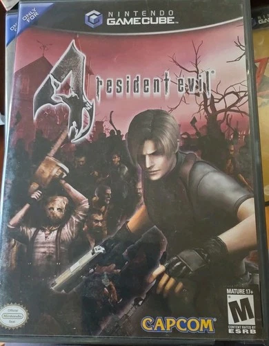 Resident Evil 4 - GameCube - Case, Manual, Disc - Tested and Working