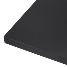 6x6x1/2 Inch Black HDPE Plastic Sheet High Density Polyethylene Solid Block