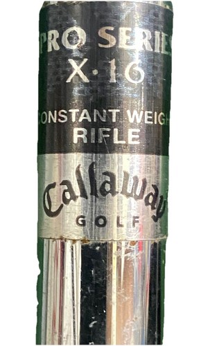 Callaway X-16 Steelhead Pro Series 9 Iron RH Tour Stiff Rifle Steel 36" New Grip - Picture 8 of 13