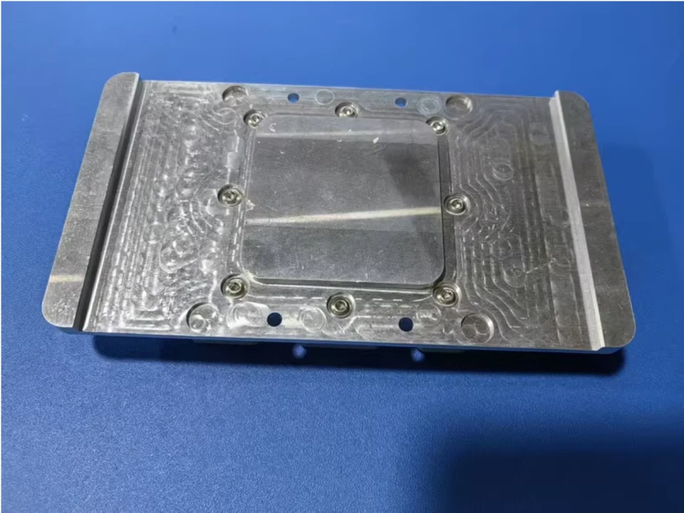 Tesla V100 P100 SXM2 graphics card water cooler block fully cover dual-interface - Image 4 of 4