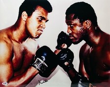 Muhammad Ali Signed Autographed 16x20 Photo Joe Frazier PSA DNA ITP 3A96199