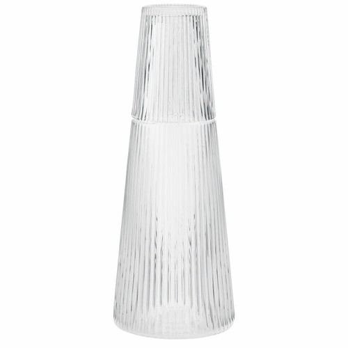 Stelton carafe Pilastro with glass, Water carafe, Glass, Transparent, 1 L, X-507 - Picture 3 of 6