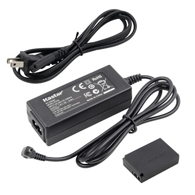 Kastar AC Adapter Kit ACK-E12 + DC Coupler DR-E12 for Canon EOS-M EOS M2 EOS M50