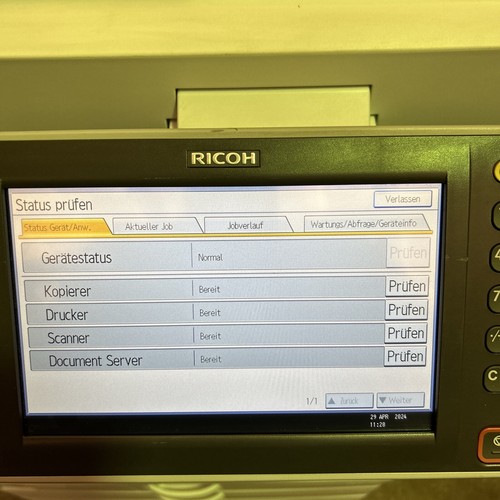 Ricoh AFICIO MP C3002 Multifunktionsgerät A3-A4 Farblaserdrucker - Bild 3 von 11