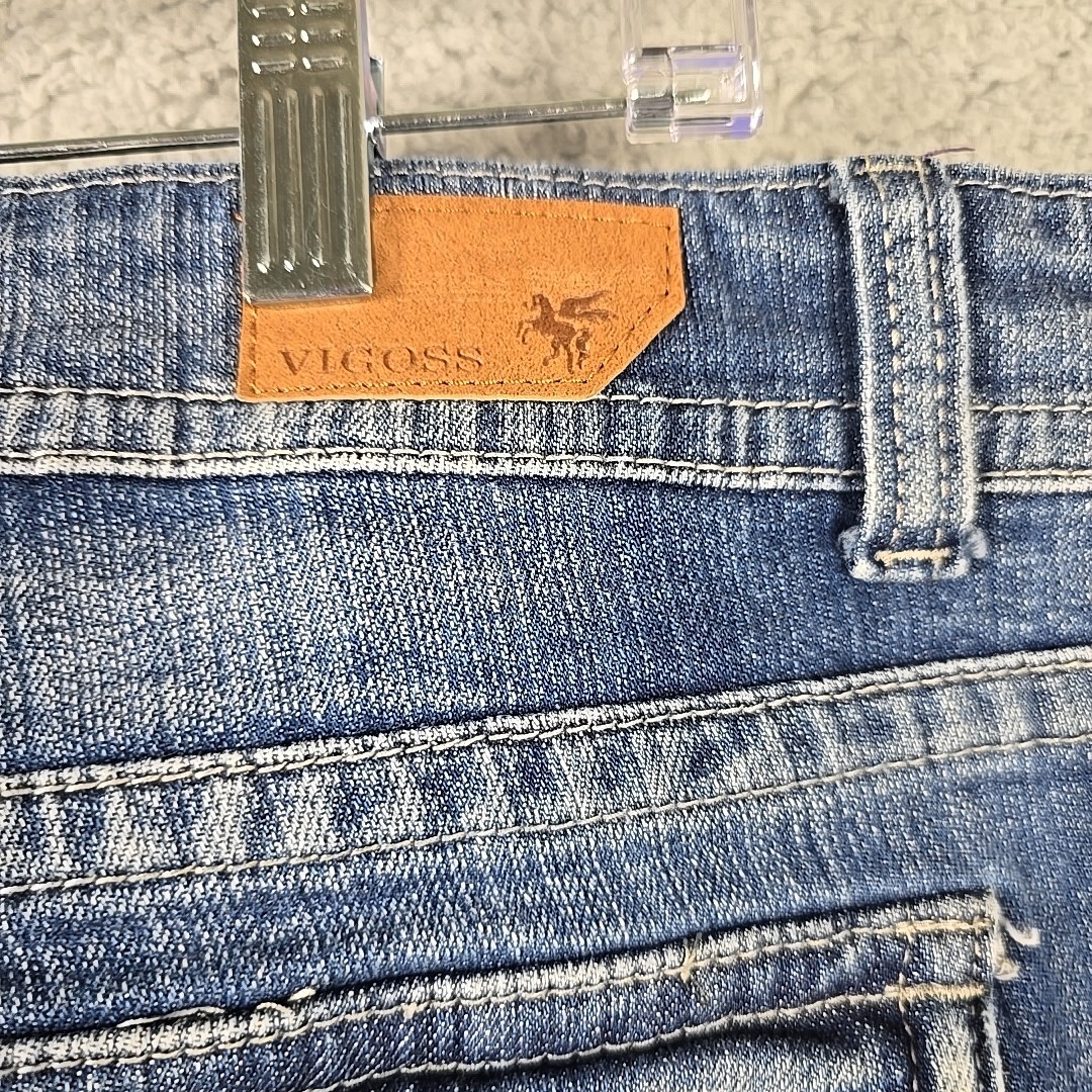 VIGOSS Capri Jeans Cropped Women's Size 17 Blue Denim 