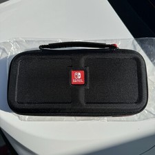 Nintendo Switch Game Traveler Travel Stand Carrying Case Black + Fits OLED Lite