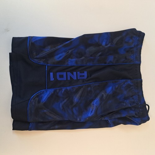 And1 Herren Shorts Basketball Fitness bedruckt 11" Schrittlänge S M L 2XL 3XL blau marineblau neu - Bild 6 von 7