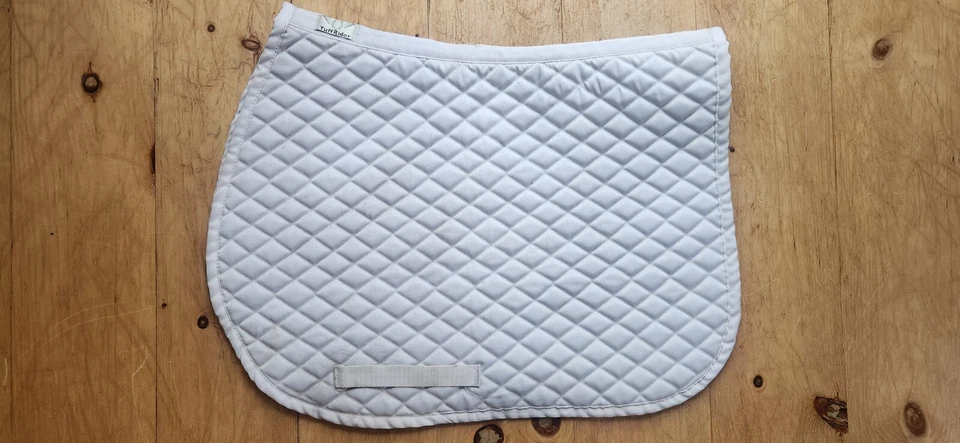 2 almohadillas para bebé, almohadilla para silla de montar de contacto cercano Equine Hunter Jumper blanco Foto 4 de 4