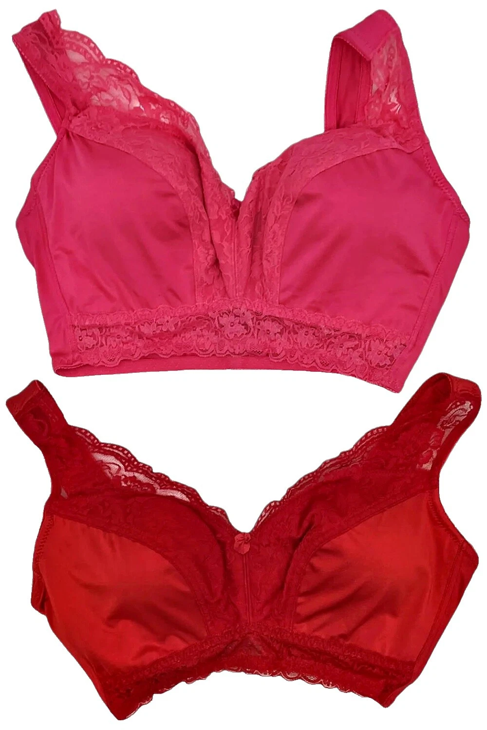 Rhonda Shear 聚酯纤维文胸和胸罩套装女士没有复古