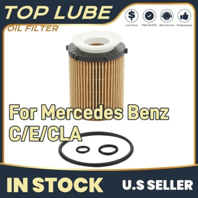 Replace Mercedes Benz C/E/CLA -Class Engine Oil Filter Kit 2701800109 NEW