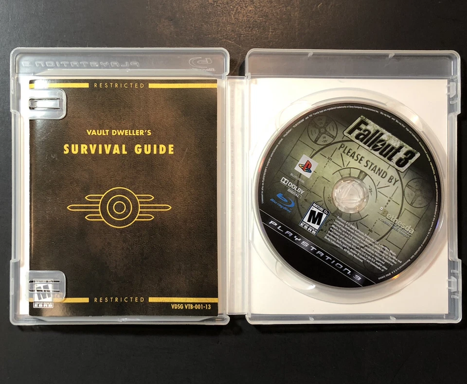 Fallout 3 [ First Print Black Label ] (PS3) USED - Image 2 of 4