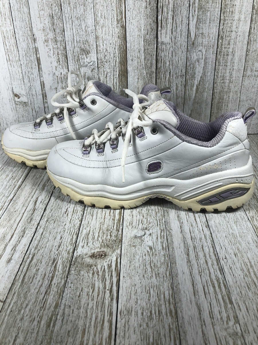 専用ページ　S-1 Skechers Women's Premium Running Shoes Size 9 White With Lavender