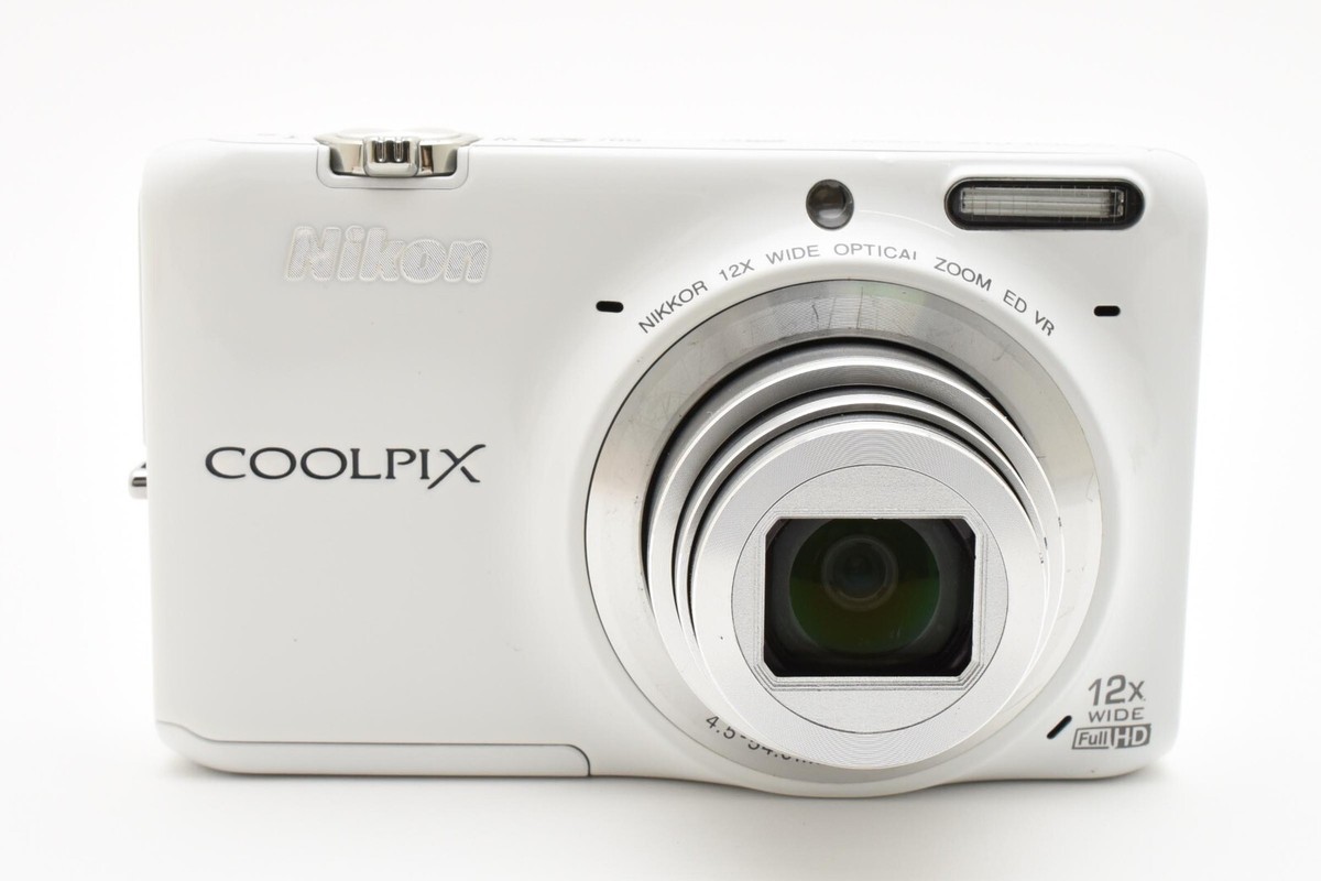 MINT] Nikon COOLPIX S6500 White 16MP Compact Digital Camera