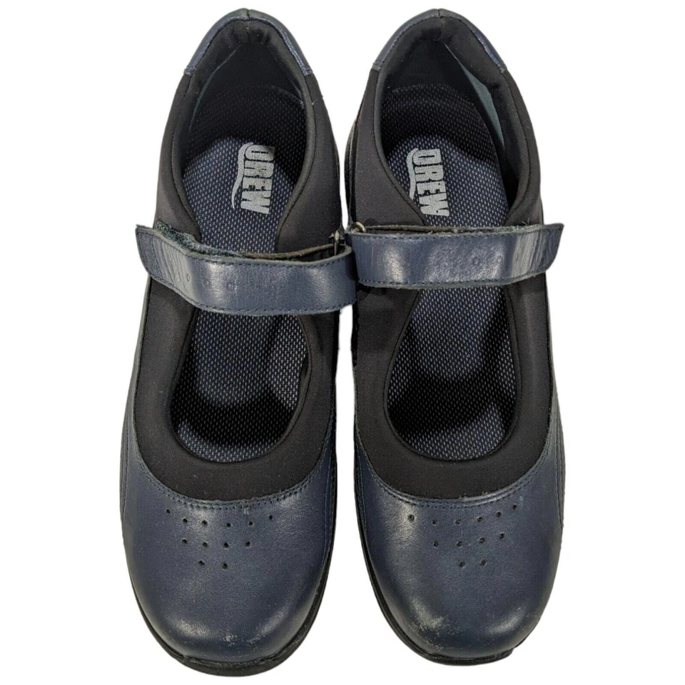 Zapatos Drew Rose 9.5 N Estrechos Mary Jane Cuero Azul Marino Confort Diabético 14375-42 Foto 4 de 4