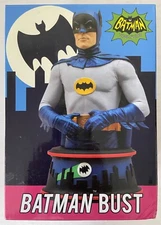 Diamond Select BATMAN BUST Adam West Classic TV LIMITED ED 2802/3000 with COA