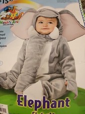 Noah's Ark Elephant Baby/Toddler 0-6 Months 2 Piece Halloween Costume Dress Up