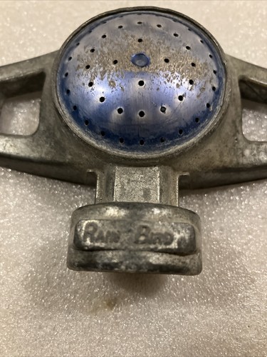 Vintage Metall Regen Vogel Rechteck Sprühschlauch Sprinkler Spot Rasen Garten Blumenbeet - Bild 2 von 6