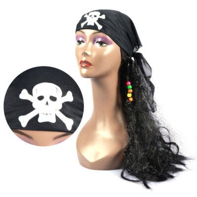Schwarz Haar Perücke Geflochtene Perücken Pirate remise Haar Menschliches Haar Perücken