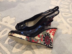 steve madden floral wedges