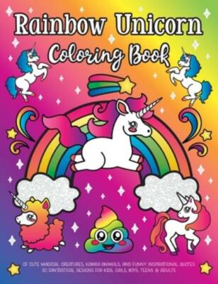 rainbow unicorn coloring book of cute magical creatures kawaii animals a 9780998844701 ebay