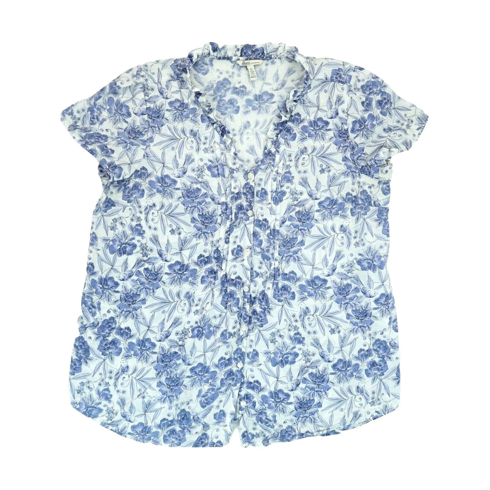 Tops floral Casual Bass para De mujer