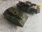 2  VTG  Hot Wheels Cars 80’s  Military Tanks