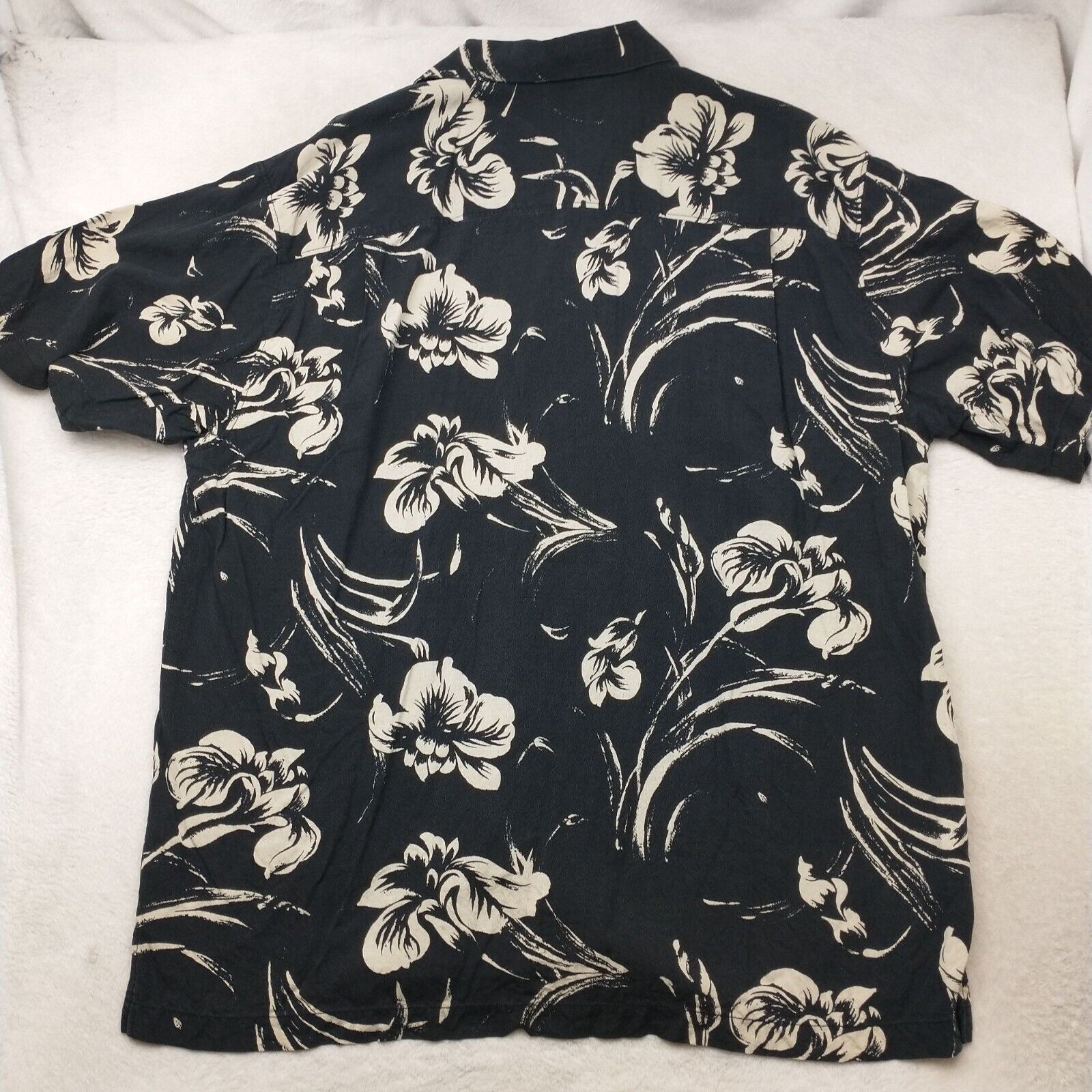 Tommy Bahama Shirt Mens Extra Large Black Floral … - image 4