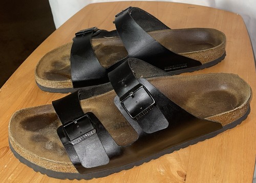 Birkenstock Men's Arizona BS Black Sandal Size EU 50 UK 14.5 US M 17 | eBay