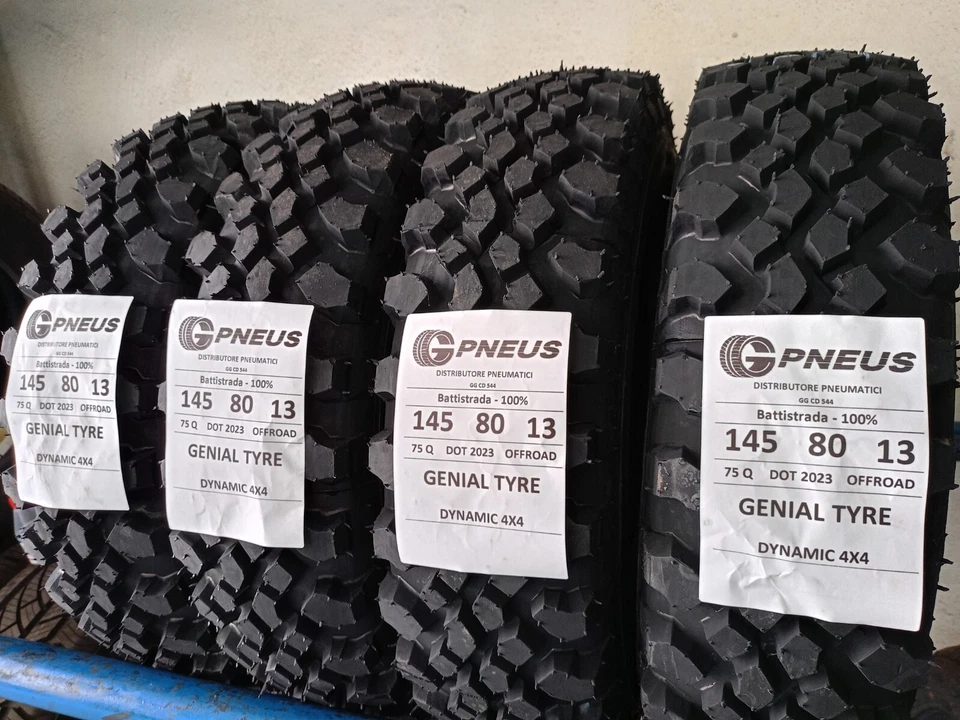 145 80 13 75 Q Genial Tyre Dynamic 4x4 PNEUMATICI RICOSTRUITI - 100% - Imagen 3 de 4