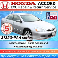 37820-PAA series Accord ECU Repair Service - Quick turnaround - 5 year warranty