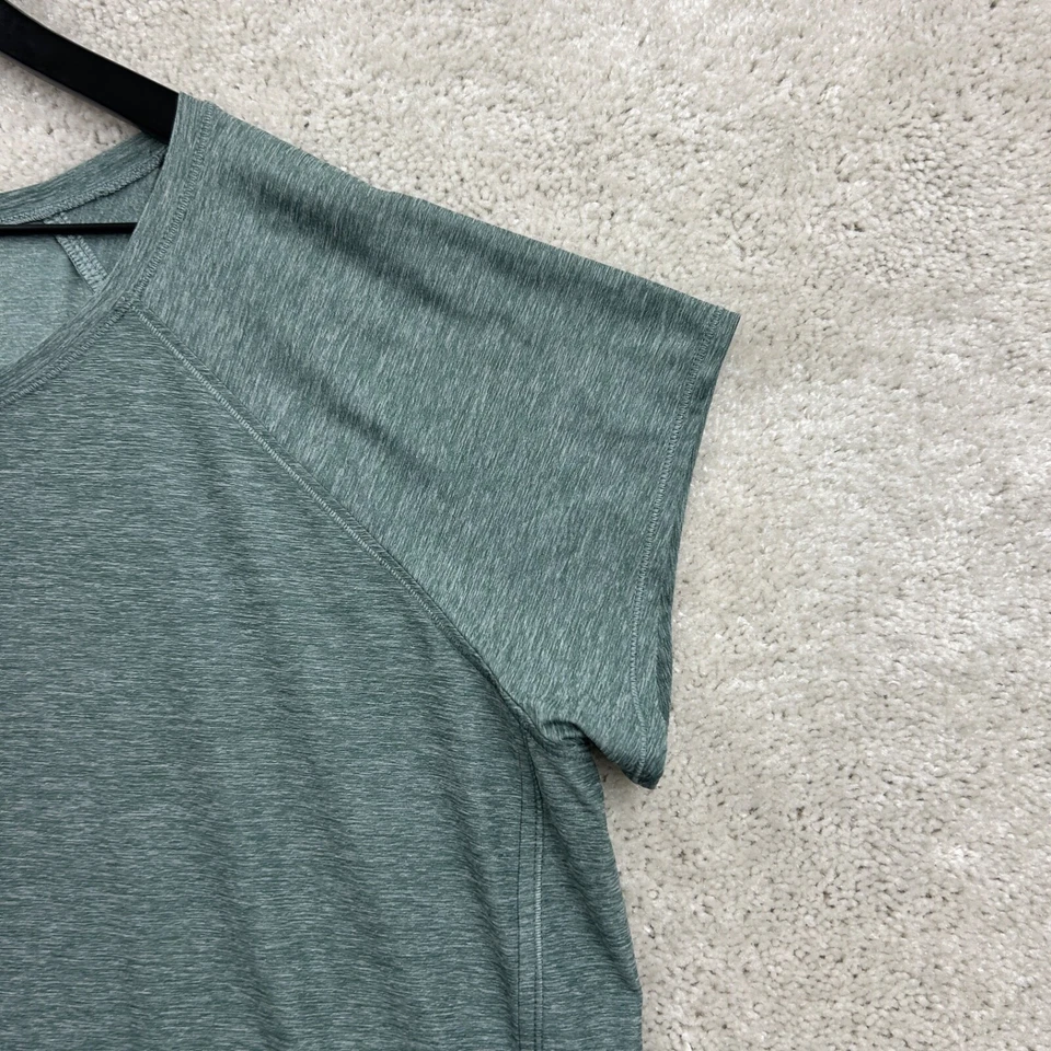 Camisa Eddie Bauer Mujer 2XL Verde Manga Corta Rendimiento Correr Yoga Senderismo Foto 3 de 4