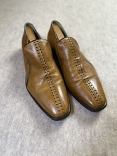 OLIVER SWEENEY BOLOGNA SMART DESIGNER TAN SLIP ON SHOES US 9.5