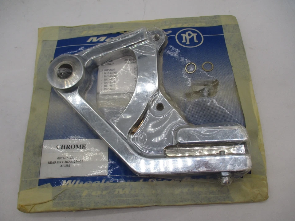 Harley Davidson Performance Machine Chrome Rear Brake Caliper Brake 0023-1526JJ - Image 2 of 3
