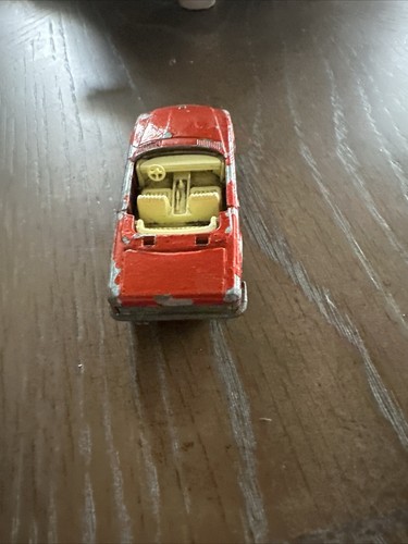 VINTAGE 1973 MATCHBOX SUPERFAST #6 MERCEDES BENZ 350 SL WHITE/COPPER CA2 - Picture 3 of 5