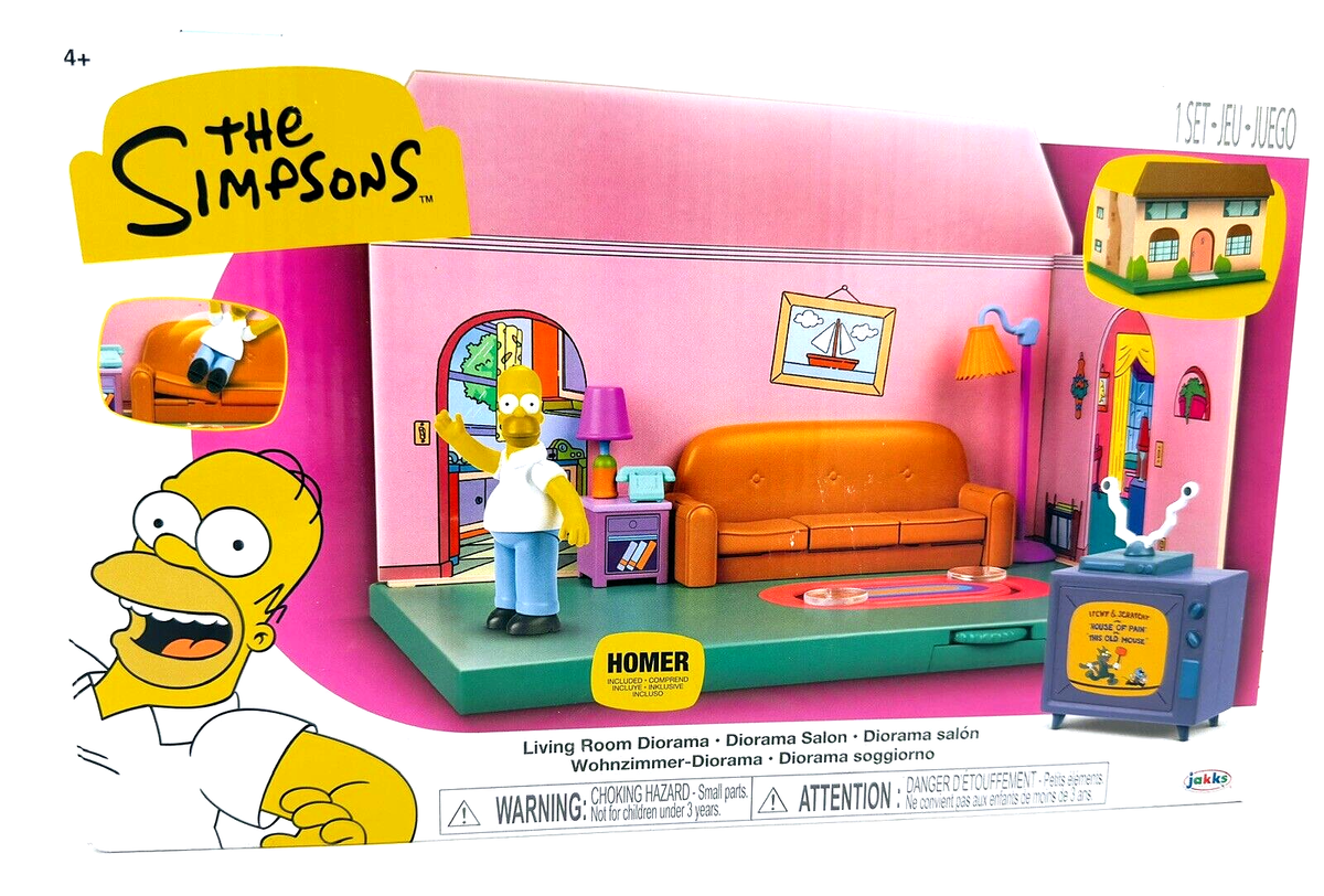 The Simpsons Living Room Dioramaシンプソンズ The Simpsons Living Room Diorama Playset (Includes Homer Simpson