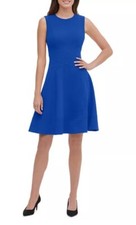 TOMMY HILFIGER Sleeveless Fit & Flare Dress