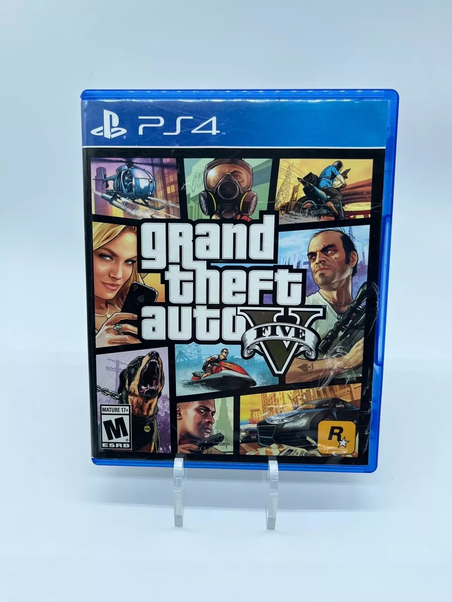 NOT FOR RESALE Grand Theft Auto V (5) Playstation 4 PS4 CIB Clean Disc w/  Map