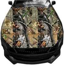 Real Tree Camo Hood Wrap Vinyl Graphic Decal Sticker Wrap Car Or Truck