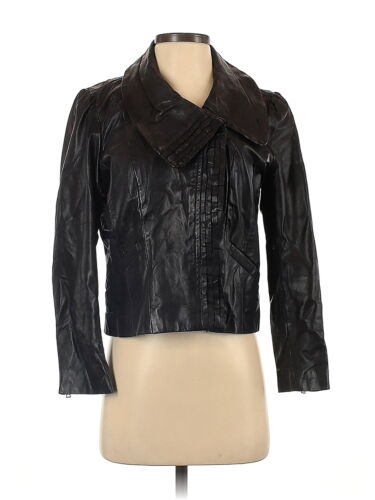 Classiques Entier Women Black Leather Jacket S