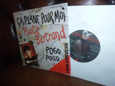 Plastic Bertrand, Ca Plane Pour Moi, France Punk German Hansa 11928 Single 7'' 78