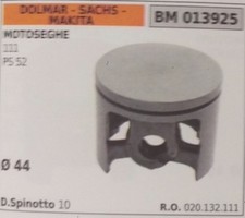 020132111 KOMPLETTER KOLBEN MOTORSÄGE DOLMAR SACHS MAKITA 111 PS 52 D. 44