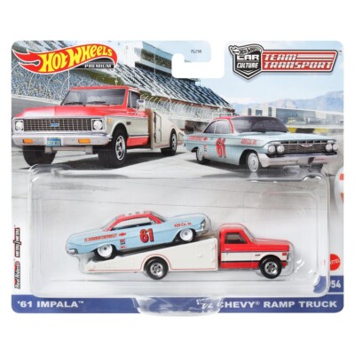 Hot Wheels 2023 Team Transport #54  61 Impala  72 Chevy Ramp Truck