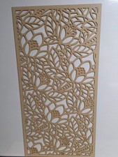 Foglio Copriradiatore 6mm Pannello MDF,griglia Legno (diverse misure) Modello KPF