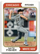 2023 Topps Heritage Nate Fisher RC Chicago White Sox #352