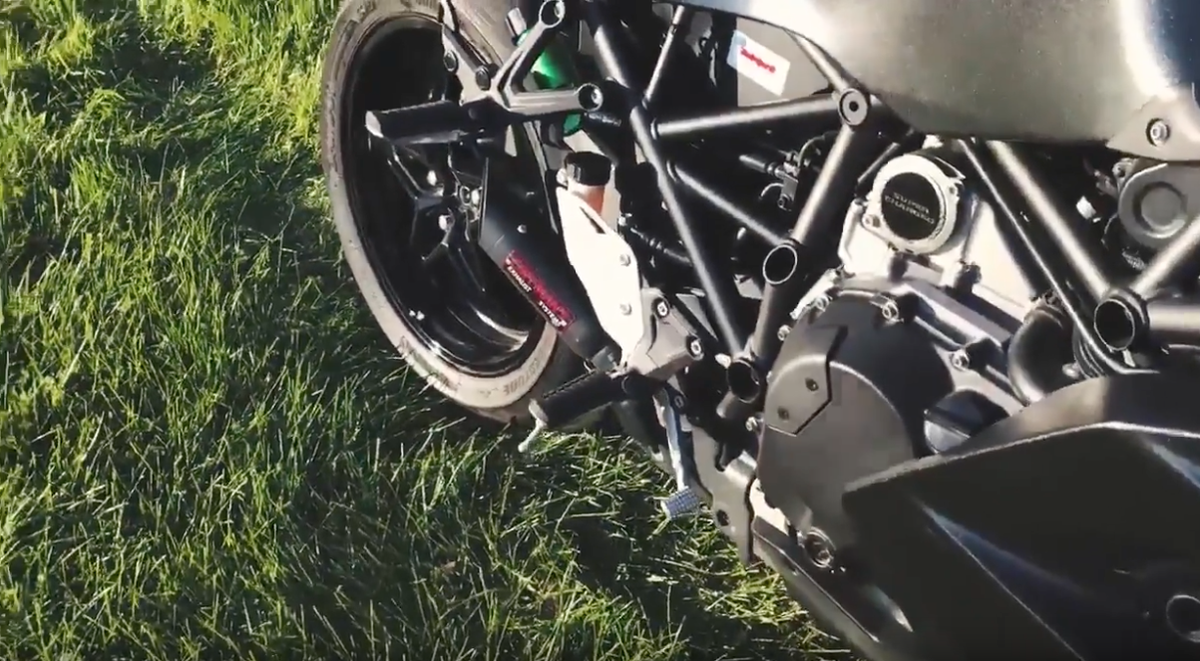 Coffman's Exhaust for Ninja H2 SX-SE 1000 (2018-2026) Blacked Out