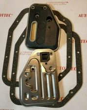 (2 pack) KM171-5, KM176-5 (42010E)Filter Metal Plastic(41300C) Pan Gasket 87-up