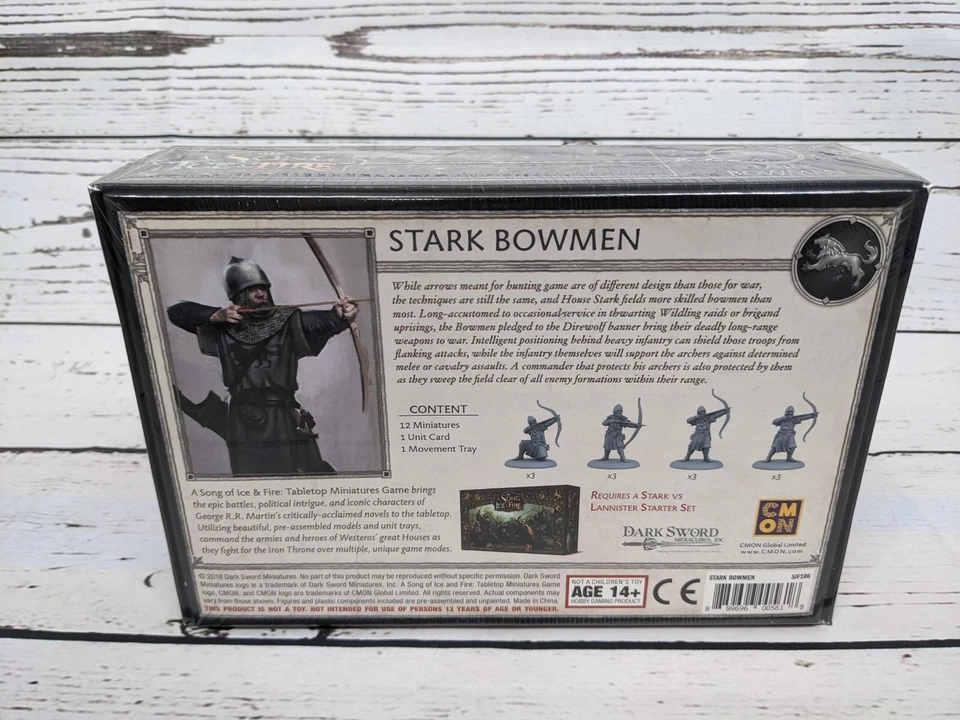 Stark Bowmen Canción de Hielo y Fuego Miniatura Juego de Tronos CMoN NIS Foto 2 de 4