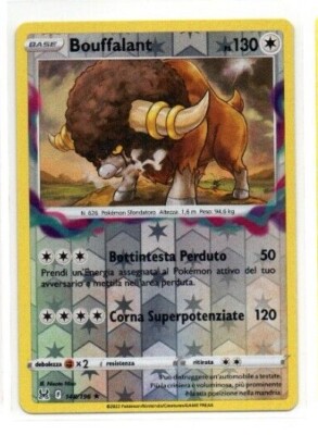 BOUFFALANT 148/196 Reverse - ITA MINT - Pokemon Schwert & Schild VERLORENER URSPRUNG